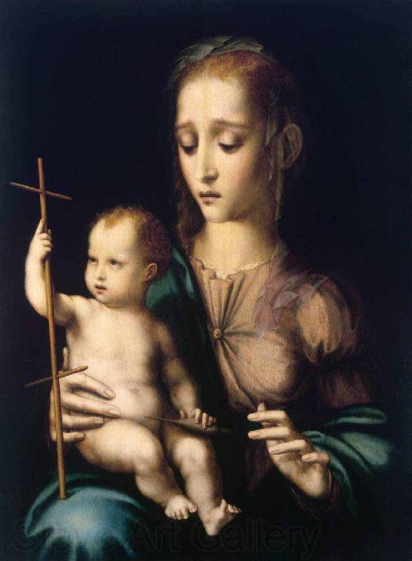Luis de Morales Madonna with the Child Norge oil painting art